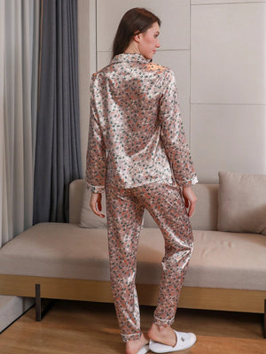 Doorknooppyjama satijn