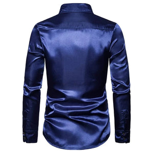 Glitter overhemd heren