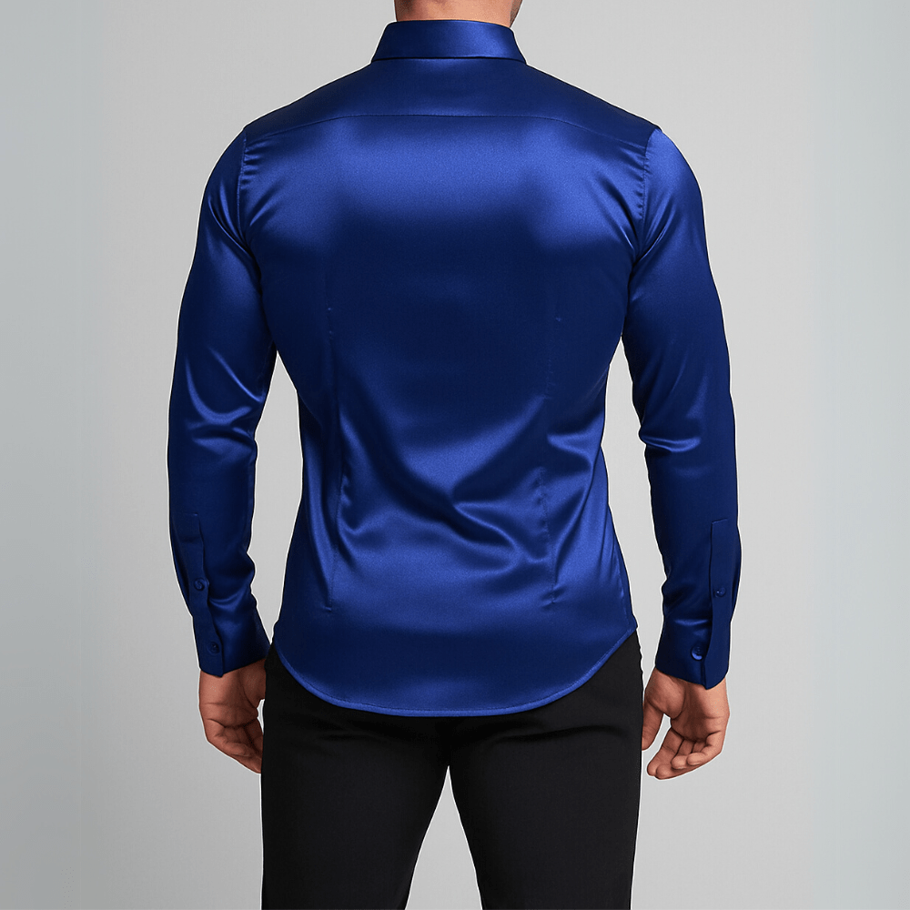 Glitter overhemd heren