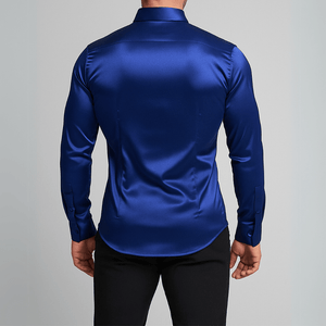 Glitter overhemd heren