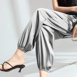 Harembroek satijn Grijs / M