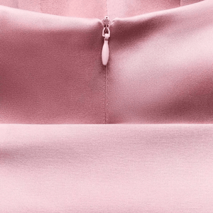 Jumpsuit roze satijn