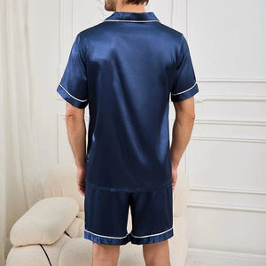 Mannen pyjama set satijn