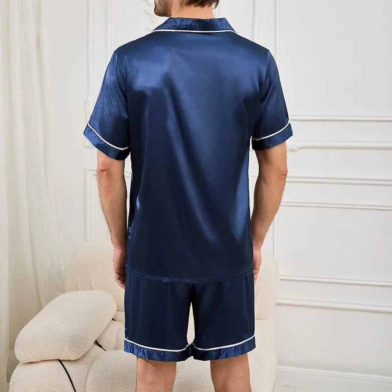 Mannen pyjama set satijn