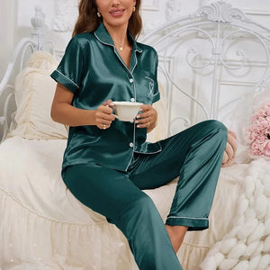 Pyjama set dames satijn