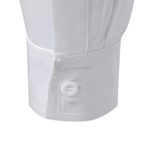 Satijn overhemd heren wit