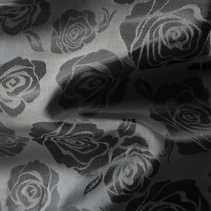 Satijnen bloemen overhemd heren