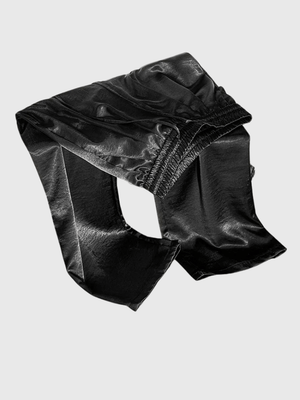 Satijnen broek dames zwart