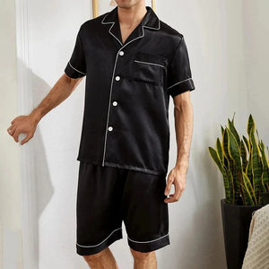 Satijnen heren zomer pyjama
