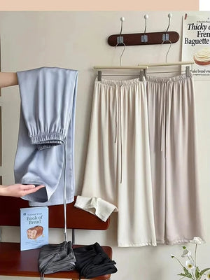 Satijnen joggingbroek