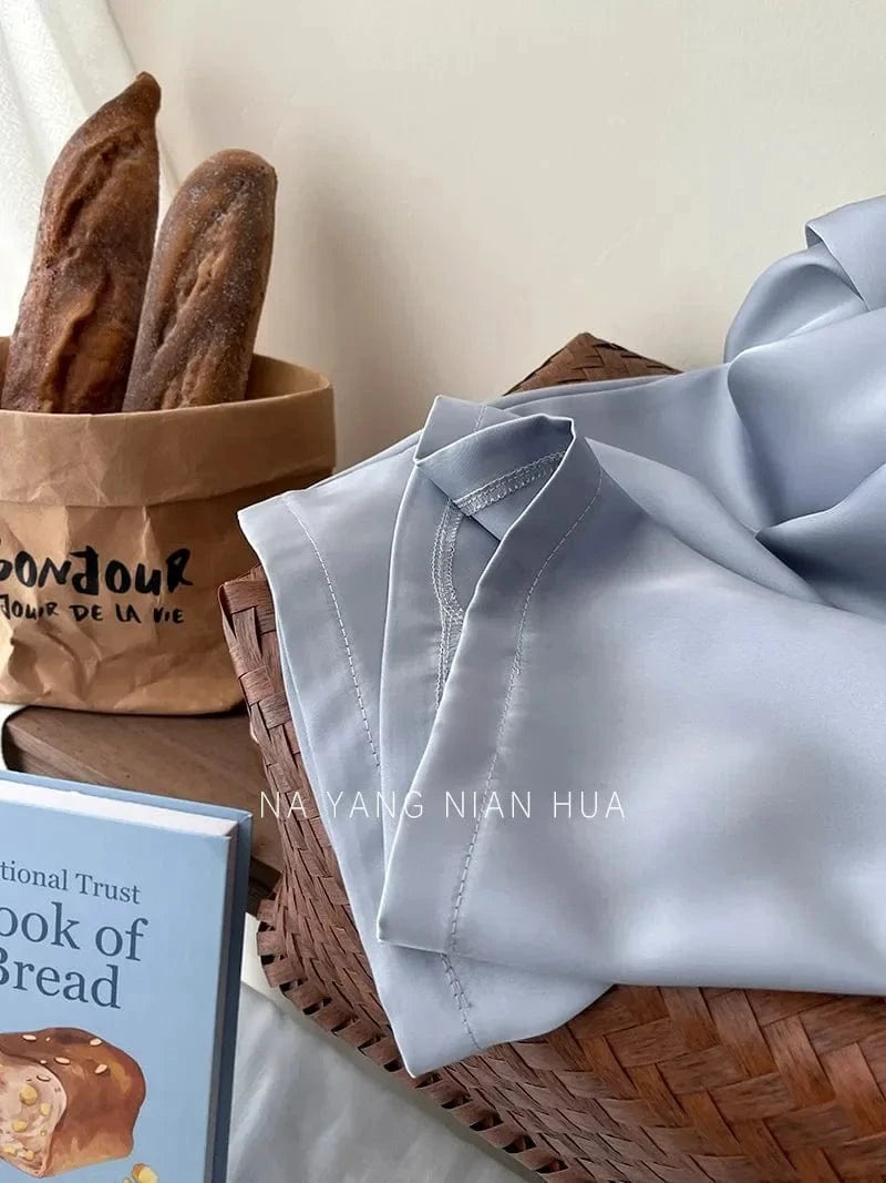 Satijnen joggingbroek