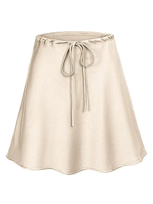 Satijnen minirok Beige / L
