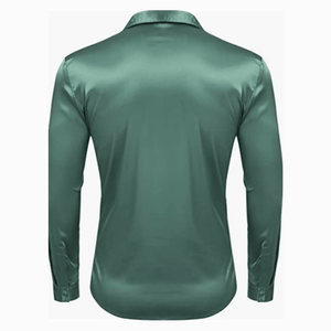 Satijnen overhemd mannen
