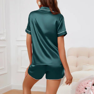 Satijnen pyjamashort