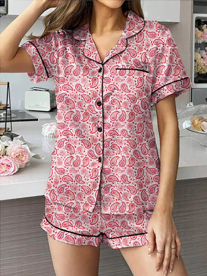 Satijnen zomer pyjama