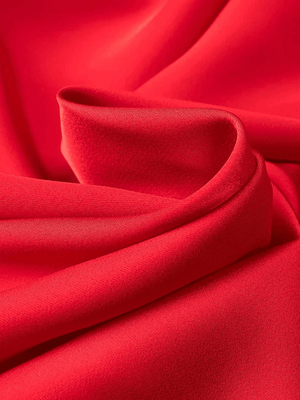 Sexy satijn rood jurk