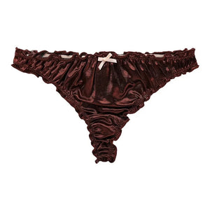 Tanga string satijn Paars / S