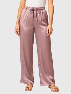 Broek satijn dames