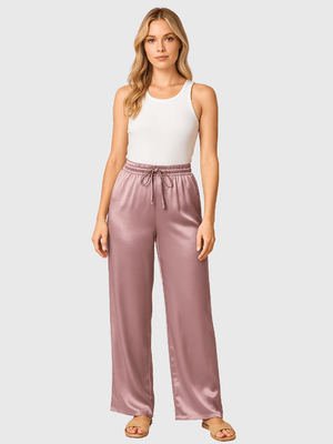 Broek satijn dames