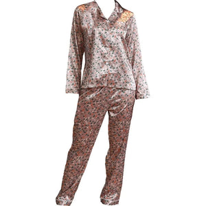 Doorknooppyjama satijn