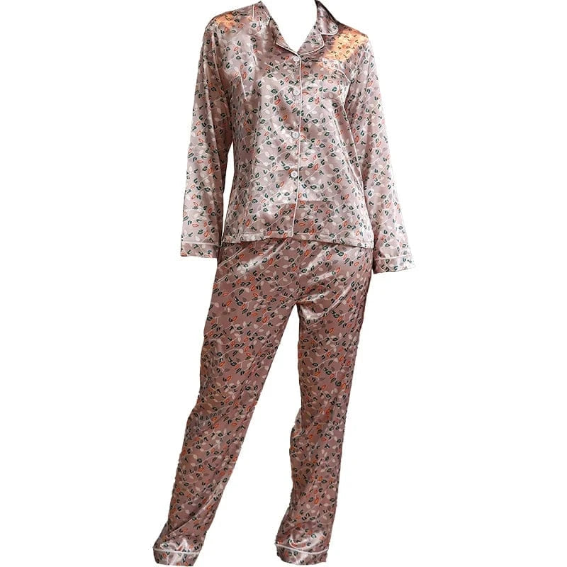 Doorknooppyjama satijn