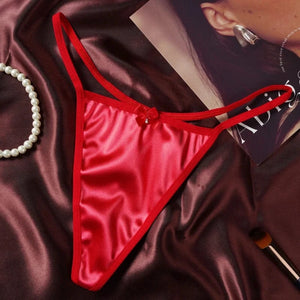 Geile satijn string