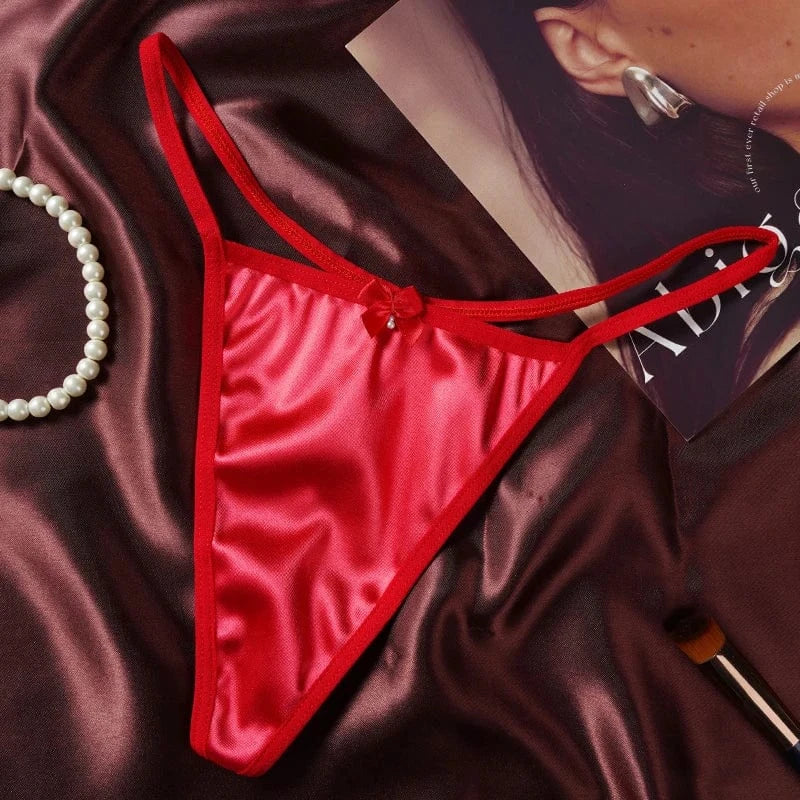 Geile satijn string