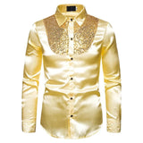 Glitter overhemd heren