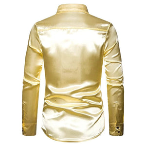 Glitter overhemd heren