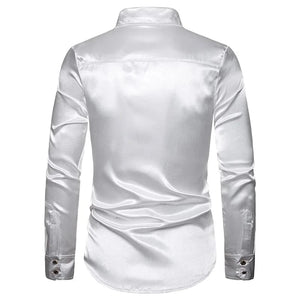 Glitter overhemd heren