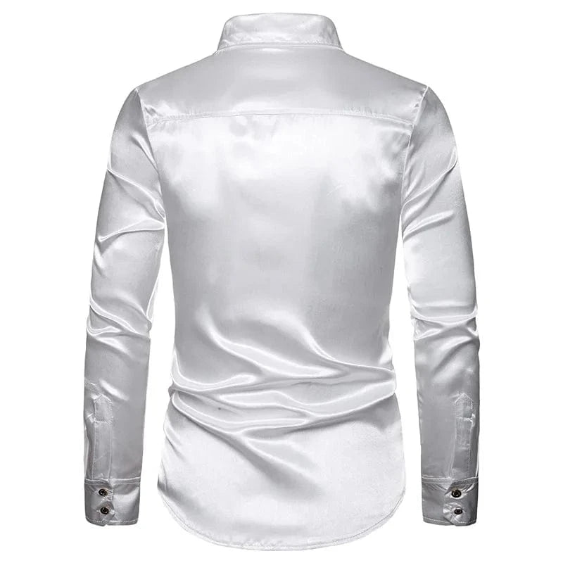 Glitter overhemd heren