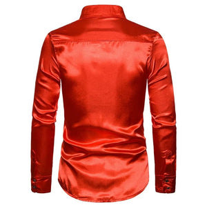 Glitter overhemd heren