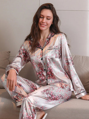 Luxe satijnen pyjama