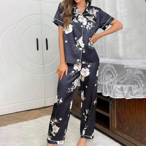 Nachtkleding satijn pyjamas