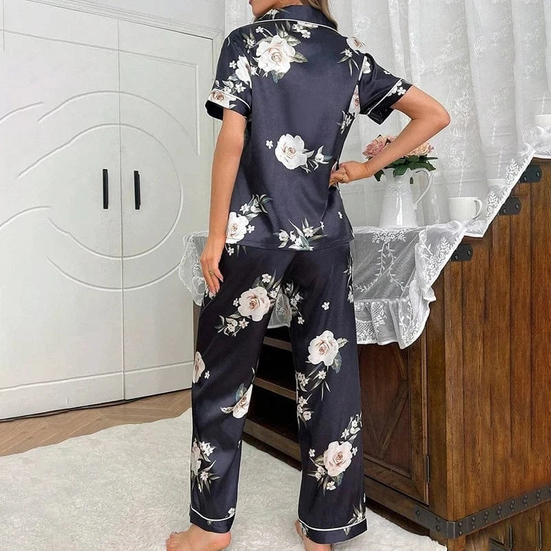 Nachtkleding satijn pyjamas