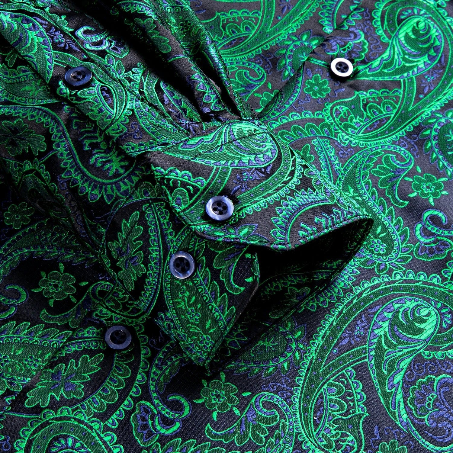 Paisley satijn overhemden