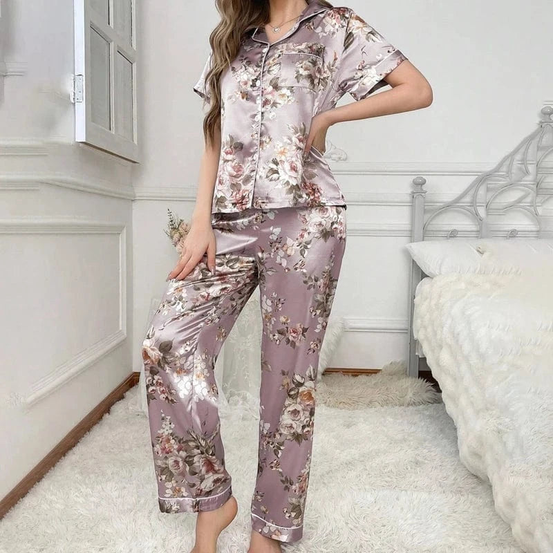 Pyjama satijn vrouw