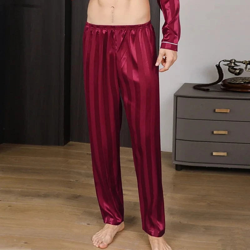 Satijn heren pyjama broek