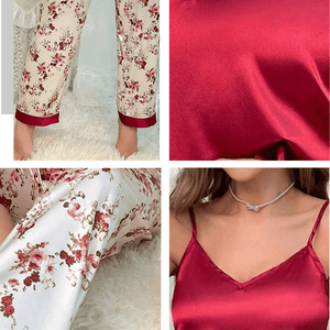 Satijnen pyjama set