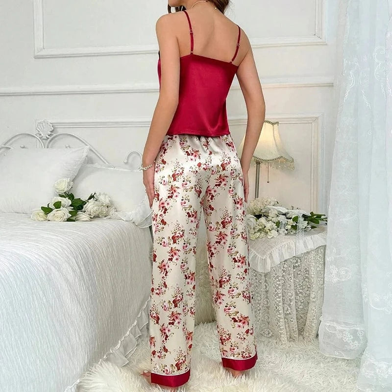 Satijnen pyjama set