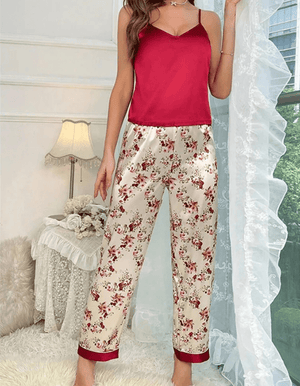 Satijnen pyjama set