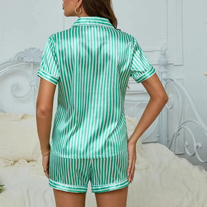 Satijnen pyjamashort