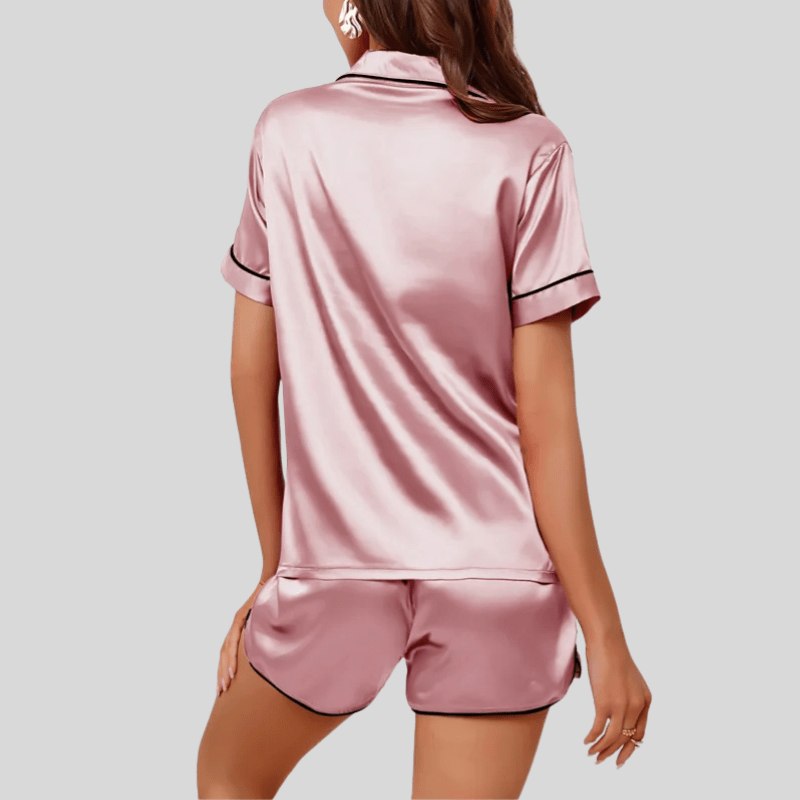 Satijnen pyjamashort