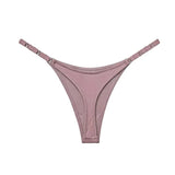 Satijnen string dames Perzik / S Hips80-85cm / 1 st.