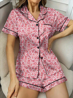 Satijnen zomer pyjama