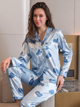 Slaap satijnen pyjama KJ-B11026 / S