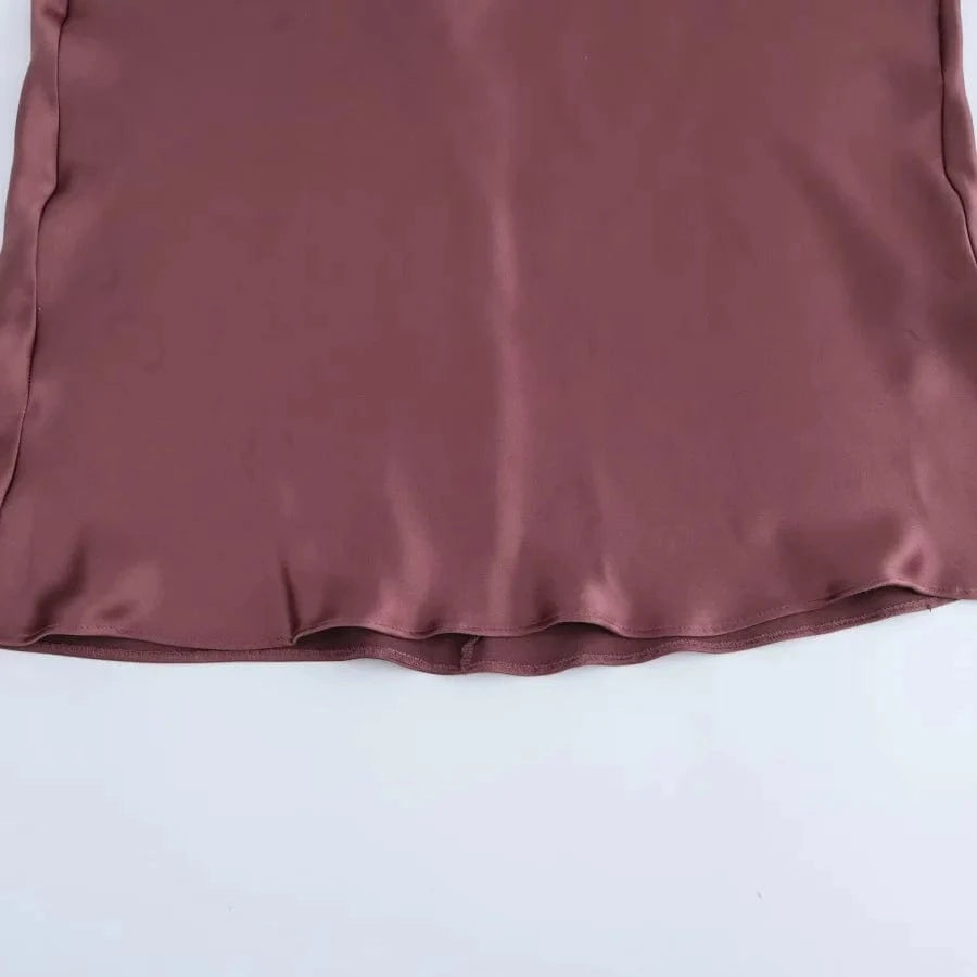 Slip jurk satijn