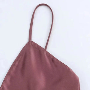 Slip jurk satijn