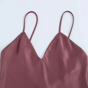 Slip jurk satijn